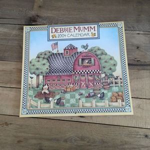 Vtg Debbie Mumm 2004 Wall Calendar / Junk Journal Ephemera Frameable Scrapbook
